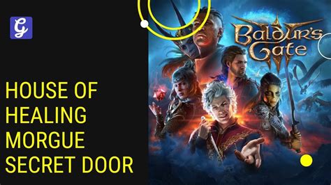 baldur's gate 3 house of healing morgue metal door|Baldur's Gate 3 metal door.